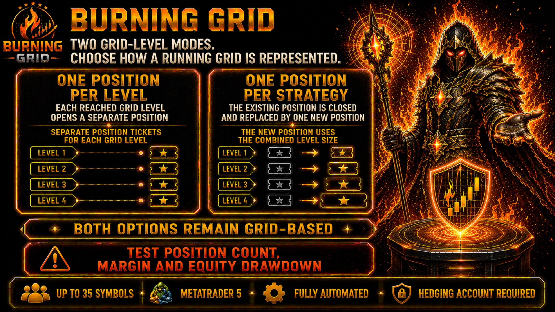 Burning Grid grid-level modes
