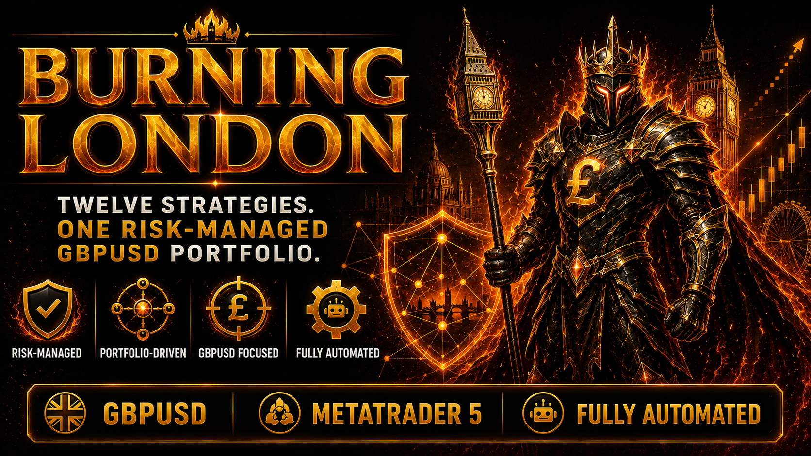 Burning London coordinated GBPUSD portfolio