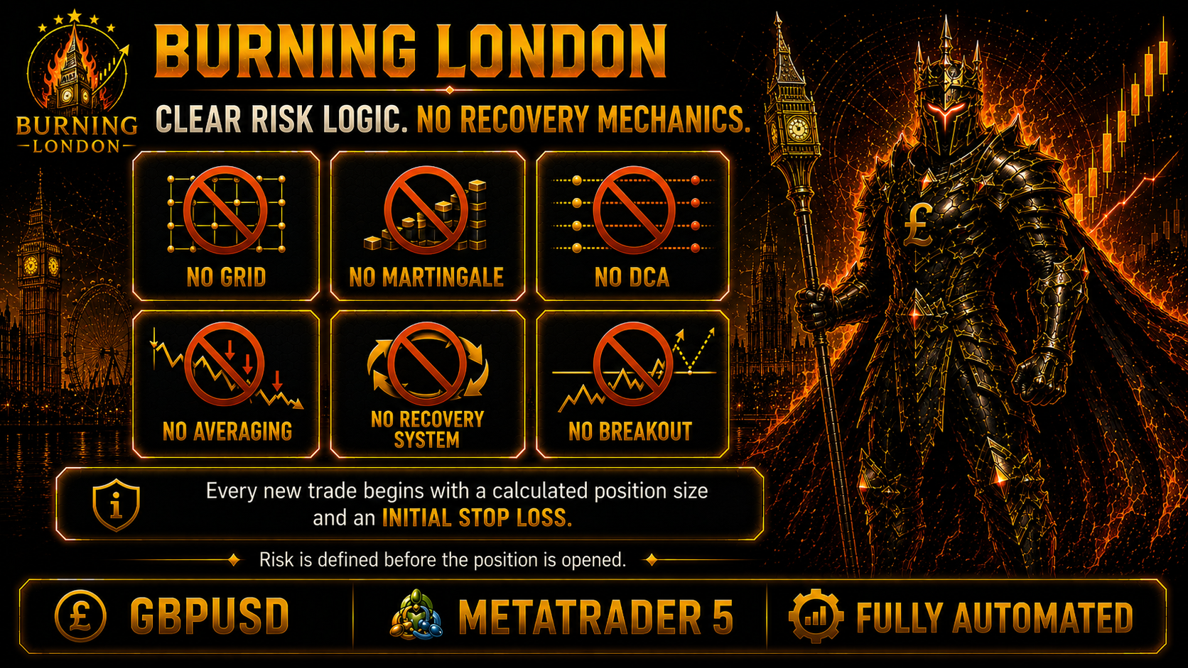Burning London does not use recovery mechanics